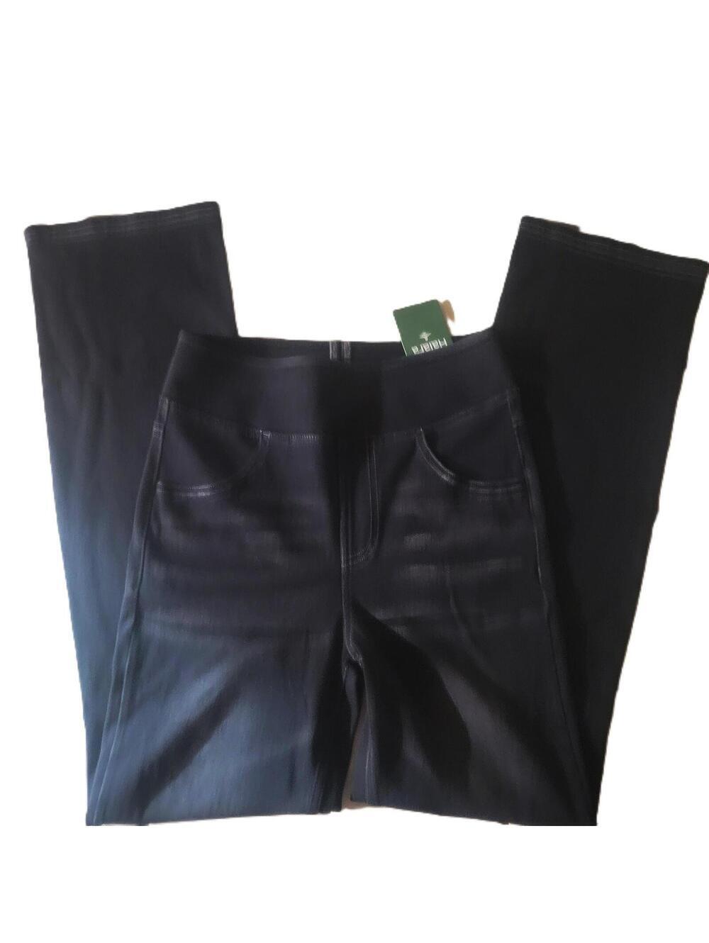 Halara Flex™ High Waisted Black Washed Casual Straight Leg Jeans NWT - Size S - Picture 8 of 9